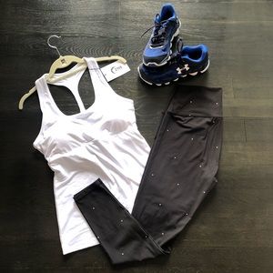 Zyia All-In Tank Built in Bra NWT sz Med.